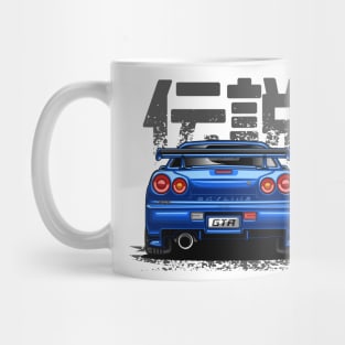 Monster Skyline GTR R34 (Paradise Blue) Mug